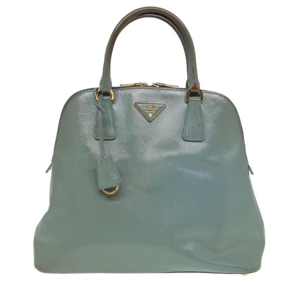 PRADA Hand Bag Safiano leather 2way Blue Auth - Picture 10 of 16
